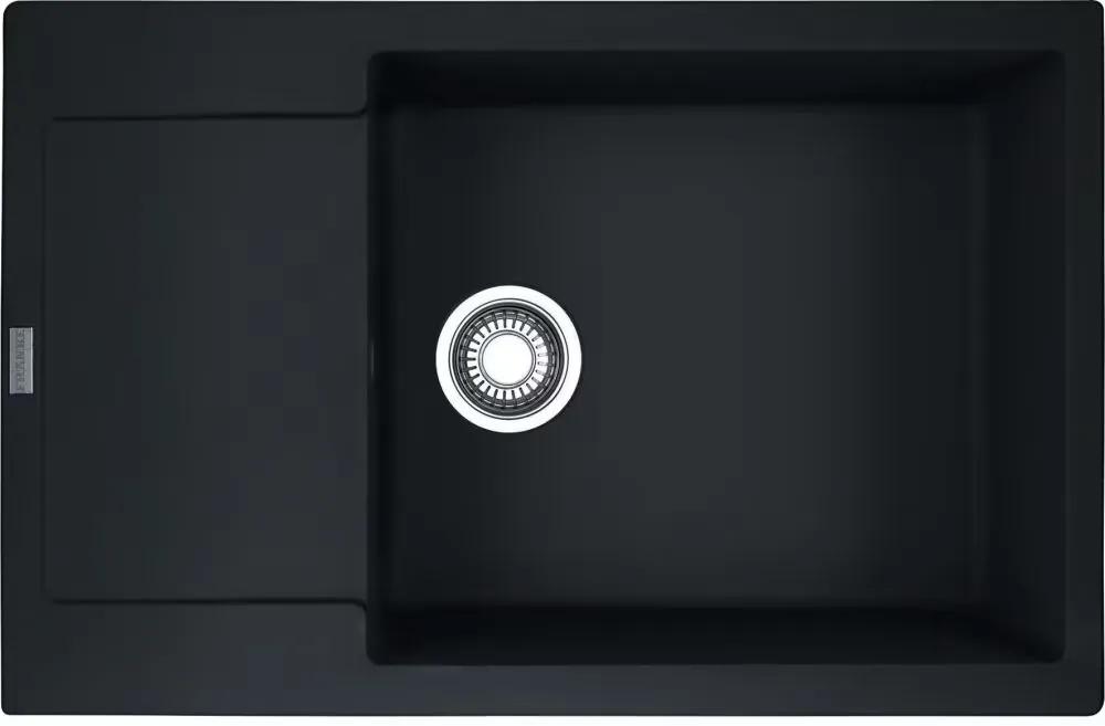 Franke Maris chiuvetă din granit 78x50 cm negru 114.0675.985