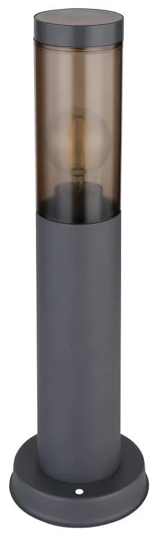 Stalp mic pentru iluminat exterior design modern IP44 Boston antracit