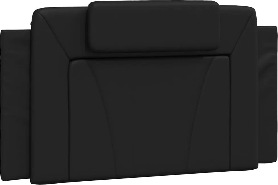 vidaXL Pernă pentru tăblie pat, Viana, negru, 100 cm, piele artificială