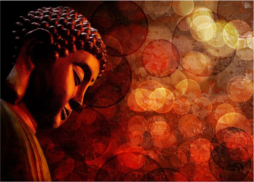 Tablou - Buddha în nuanțe roșii (70x50 cm)