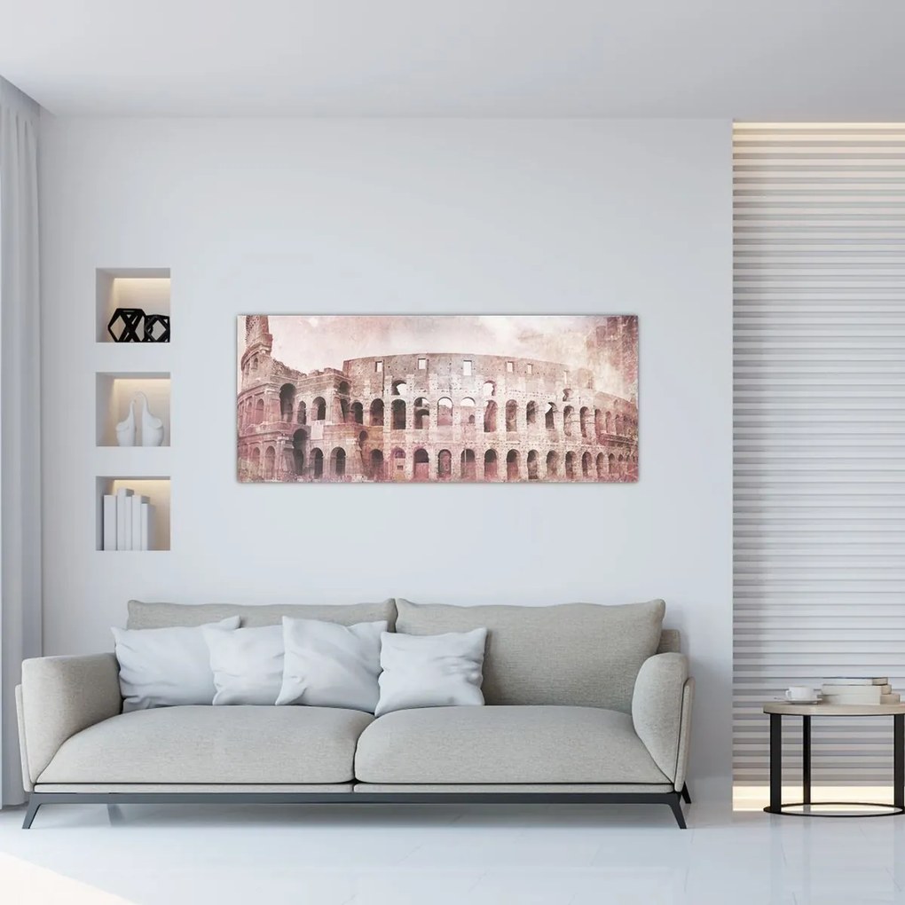 Tablou - Carte poștală de epocă a orașului N⁰2 (120x50 cm)