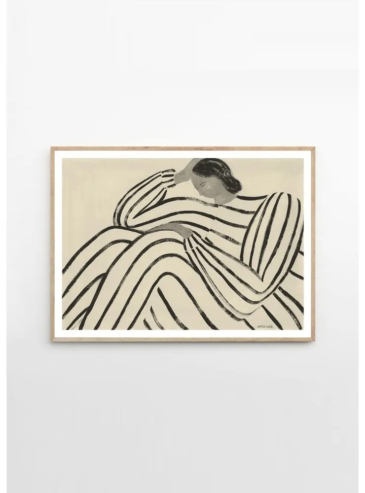 Poster 100x70 cm Waiting – Sofia Lind – The Poster Club