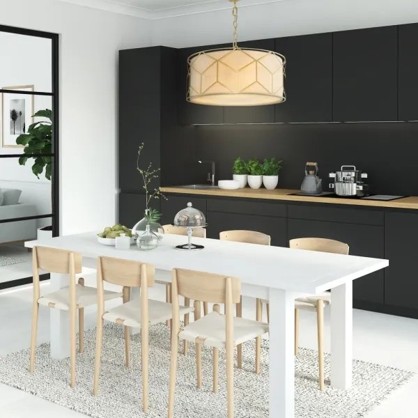 Lustră pe lanț Maytoni H223PL-03G MESSINA 4xE27/40W/230V