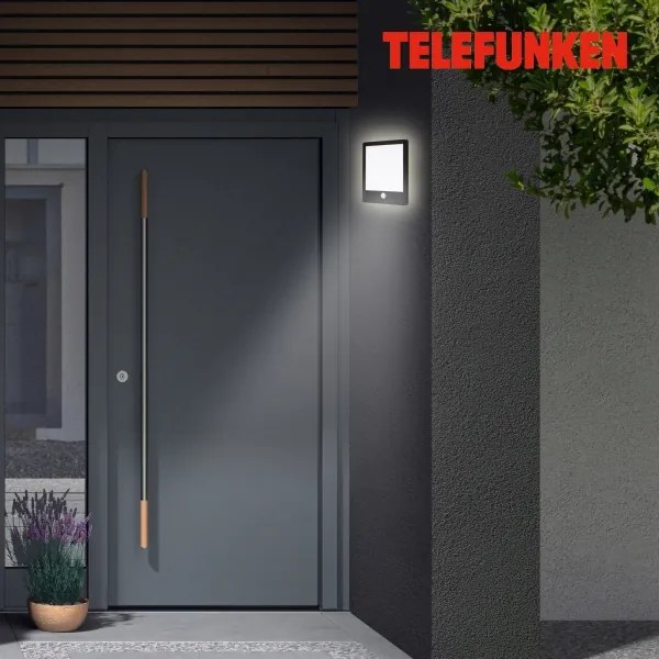 Aplică LED de exterior cu senzor Telefunken 313805TF LED/15W/230V IP44