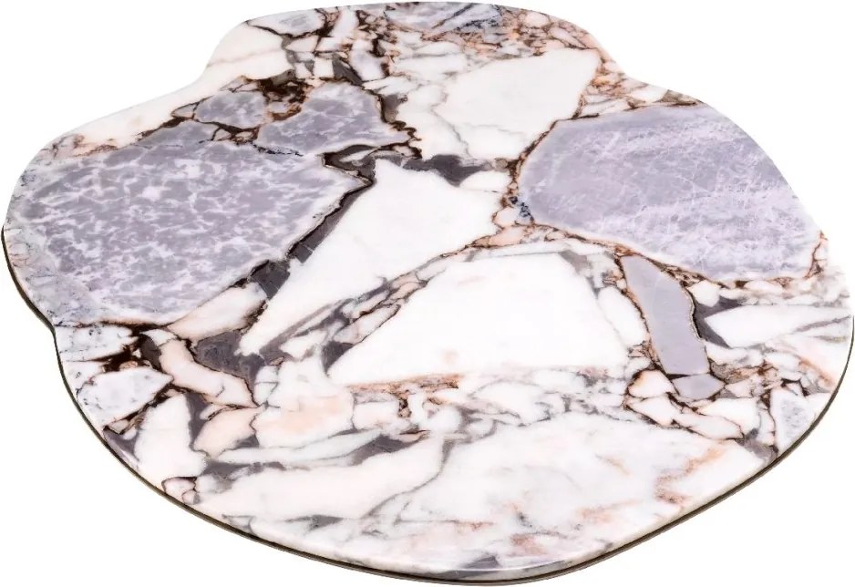 Masuta de cafea design LUX cu blat din marmura Shapiro