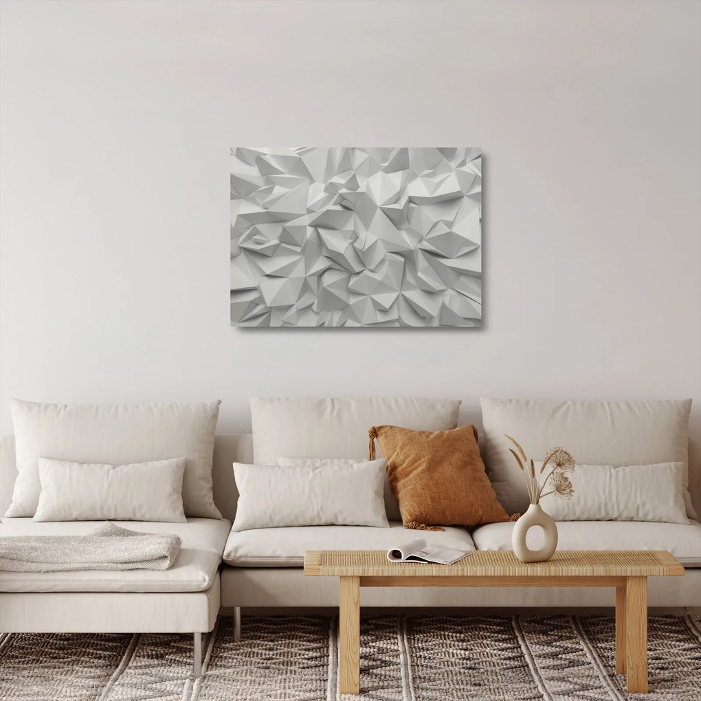 Tablou pe sticlă cu abstracție (70x50 cm)