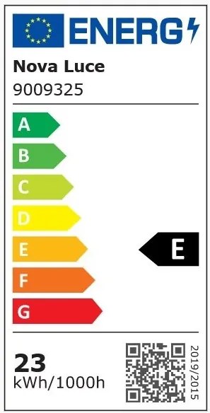 Aplica LED de perete design minimalist Synthesi alb H-90cm