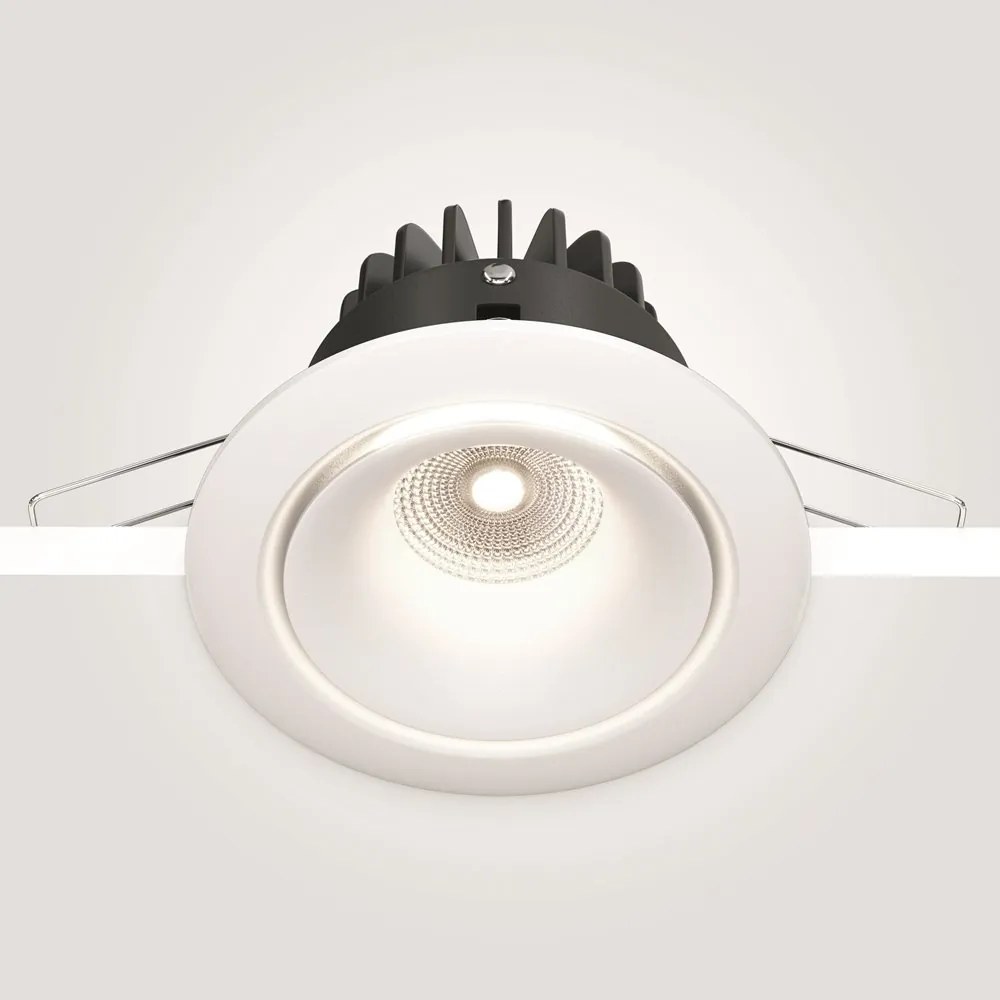 Spot LED incastrabil dimabil design modern Yin alb 9,8cm