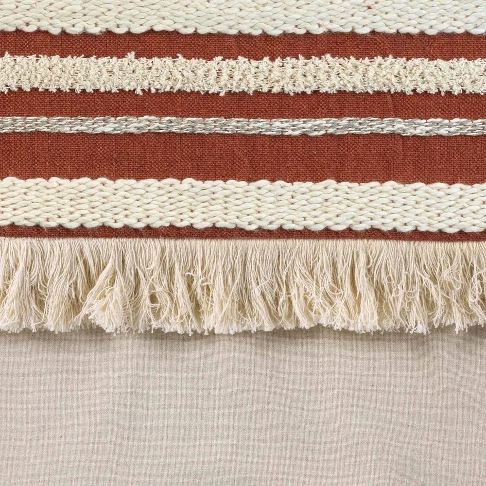 Draperie cărămizie-în culoare naturală din bumbac 140x240 cm Atlas – douceur d'intérieur