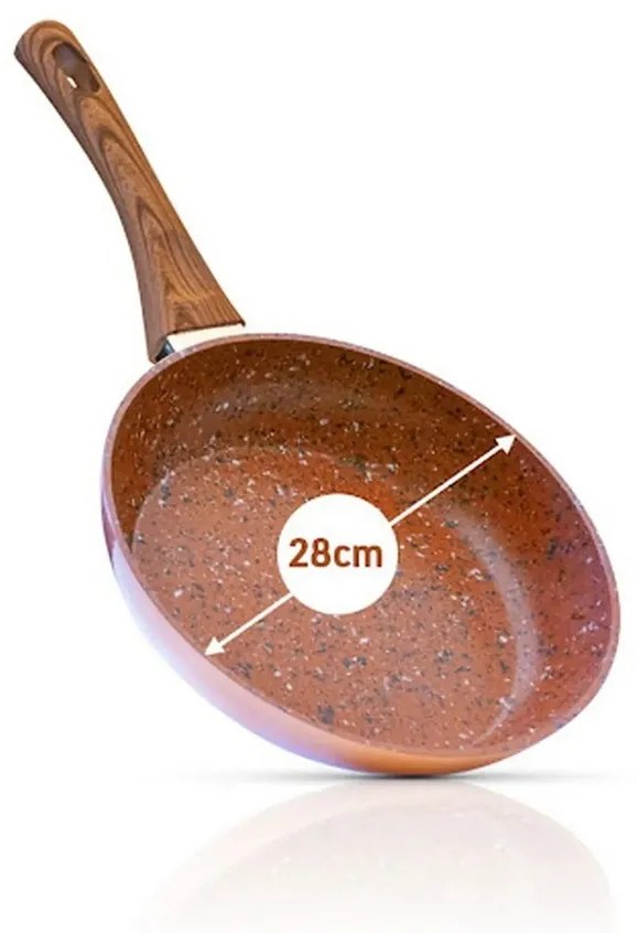 Tigaie Mediashop Copper & Stone, 28 cm