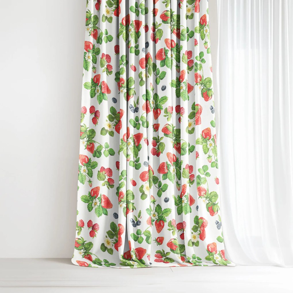 Goldea draperie decorativă valencia - fructe de pădure 280x135 cm