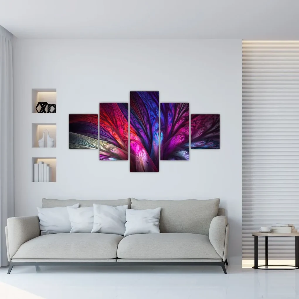 Tablou abstract cu copacul (125x70 cm), în 40 de alte dimensiuni noi