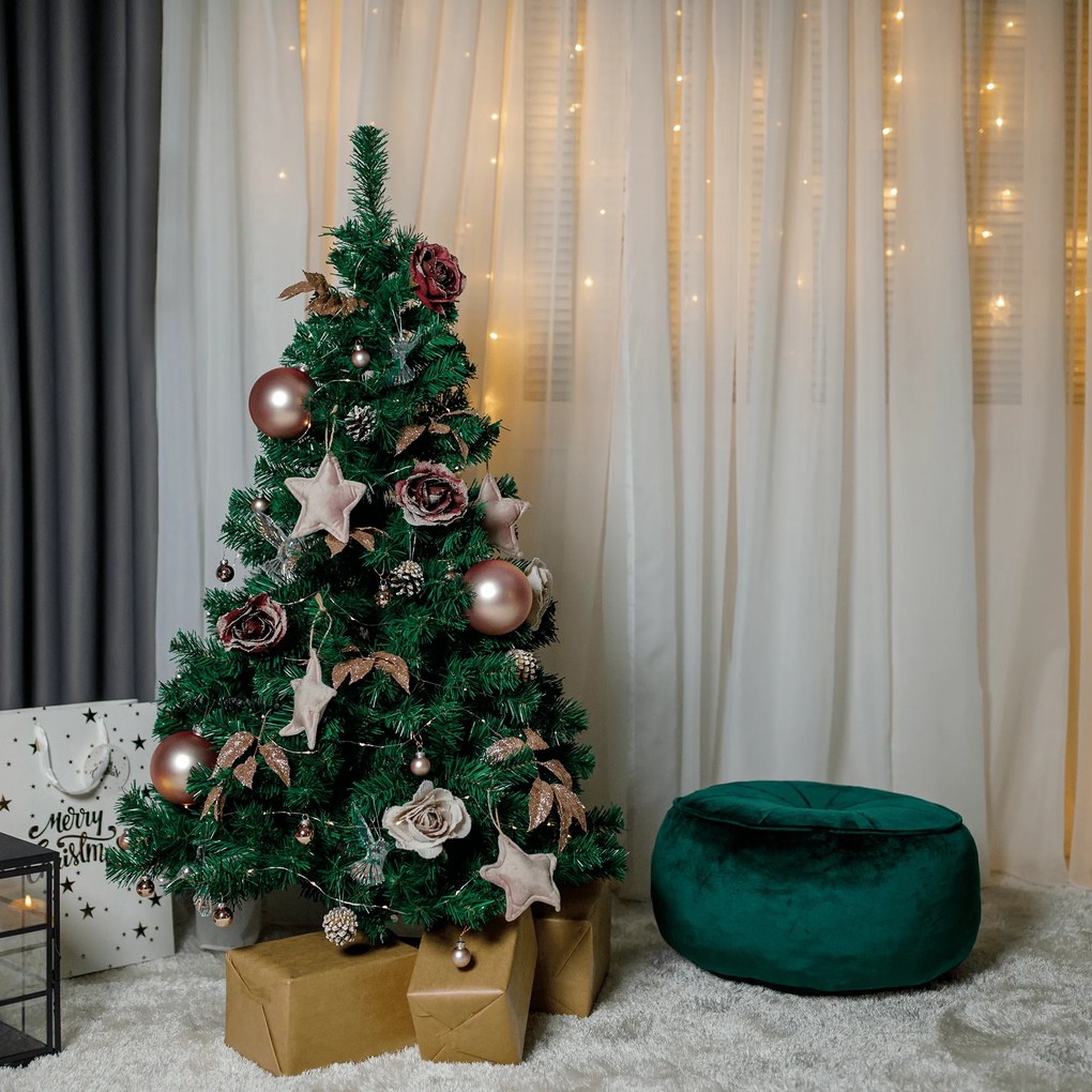 Brad de Crăciun cu suport metalic, 120 cm, CHRISTMAS TIP 10