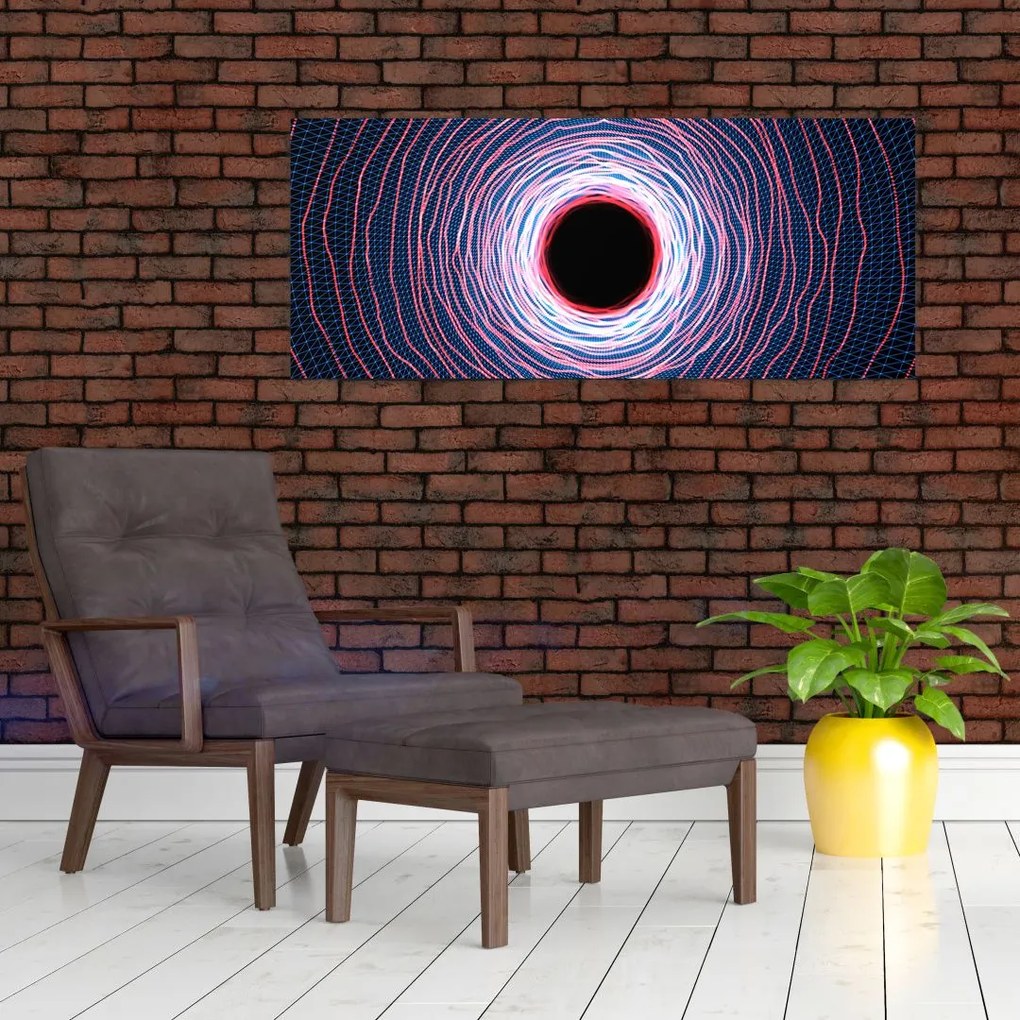 Tablou cercul abstact (120x50 cm)