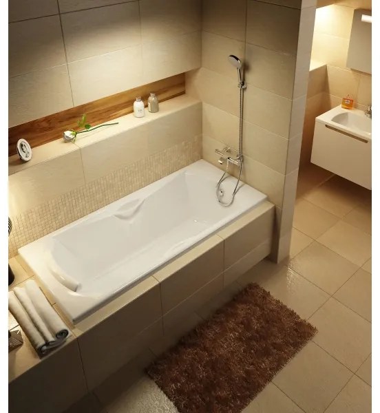 Ravak X070046 - Baterie termostatică pentru cadă TERMO, crom lucios