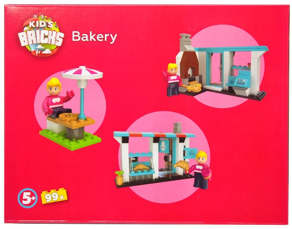 Set de constructie Kid's Brick BRUTARIE, 99 buc