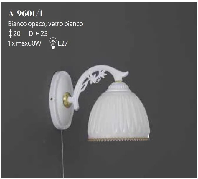 Aplica de perete clasica design italian 9601