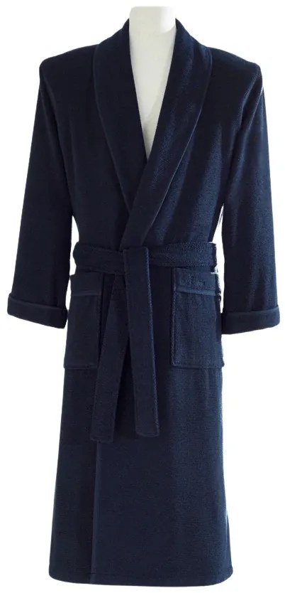 Halat pentru bărbați LORD + prosop + prosop de corp + cutie cadou S Albastru / Blue