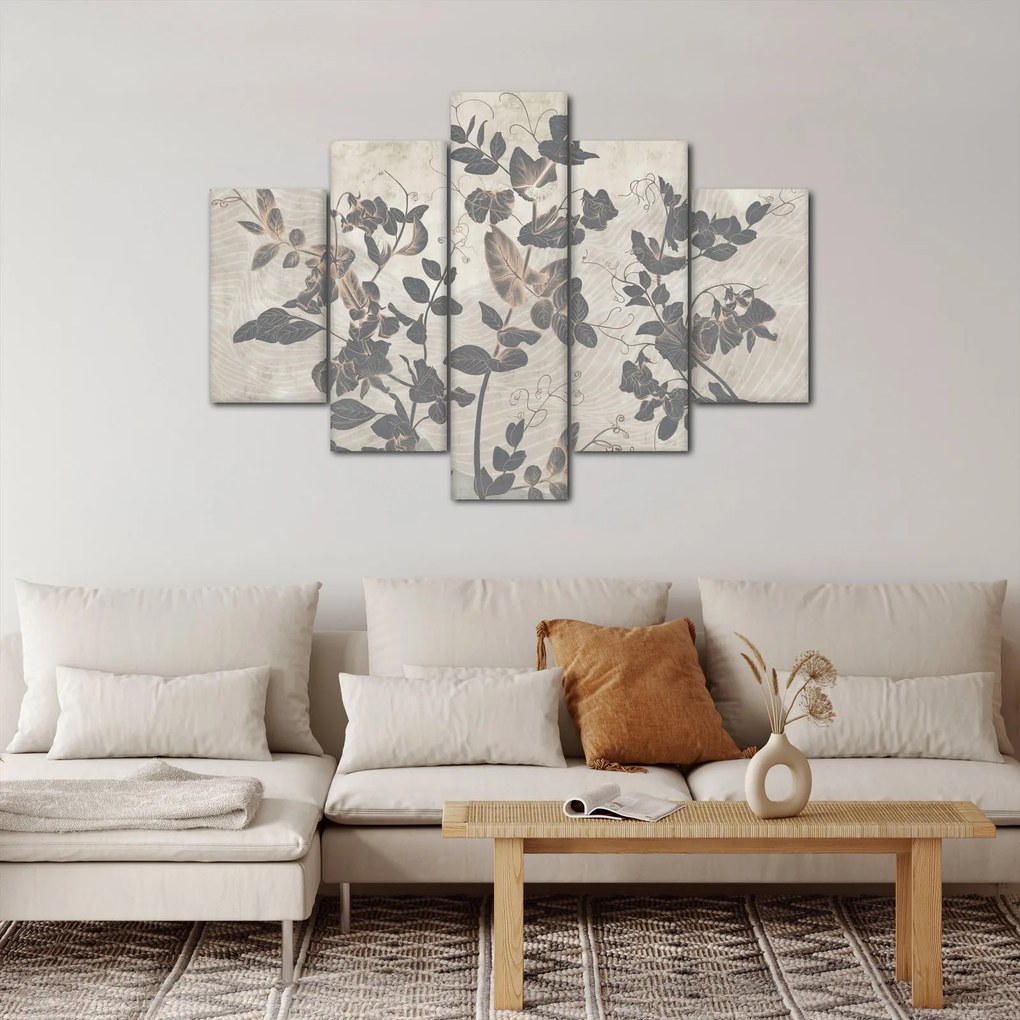 Tablou - Frunze texturate (150x105 cm)