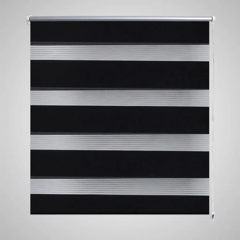 Jaluzea tip zebra, 120 x 175 cm, negru Negru, 120 x 175 cm