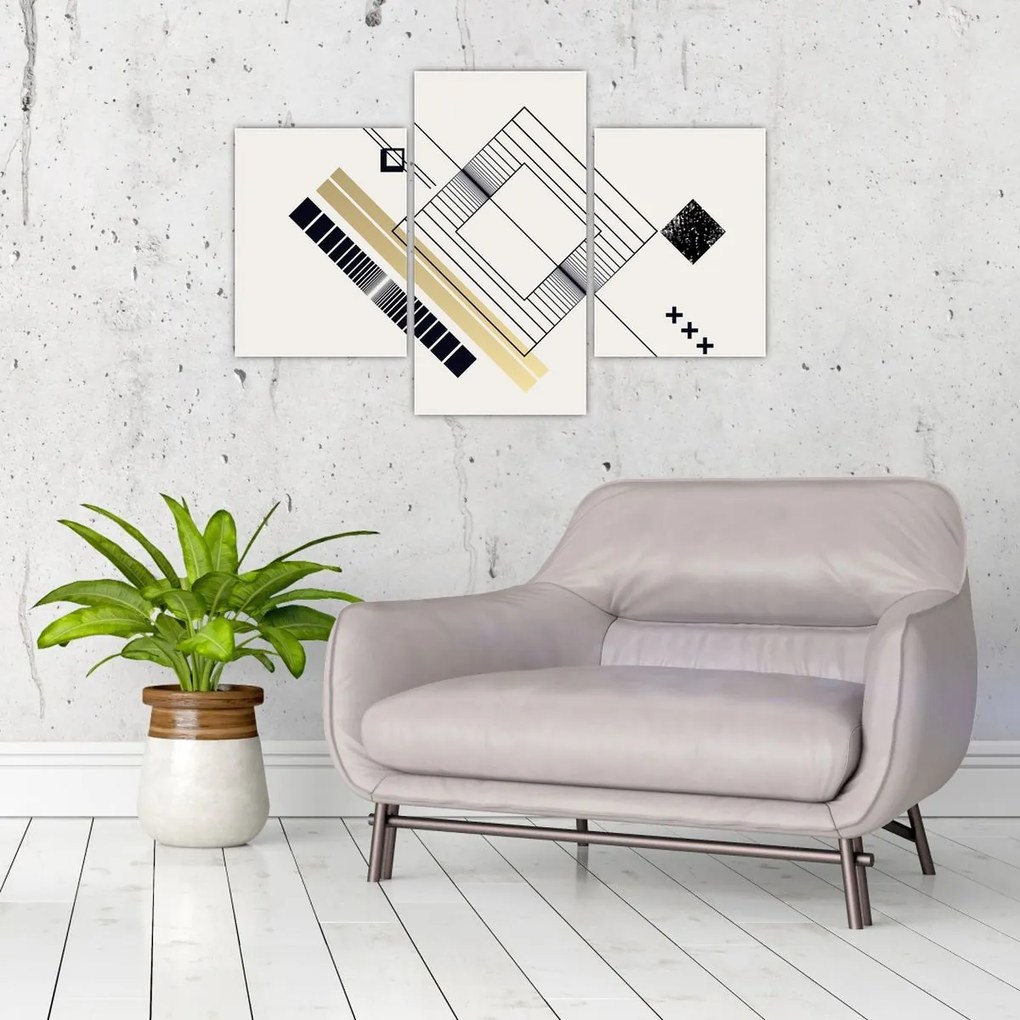 Tablou - Forme geometrice N⁰6 (90x60 cm)