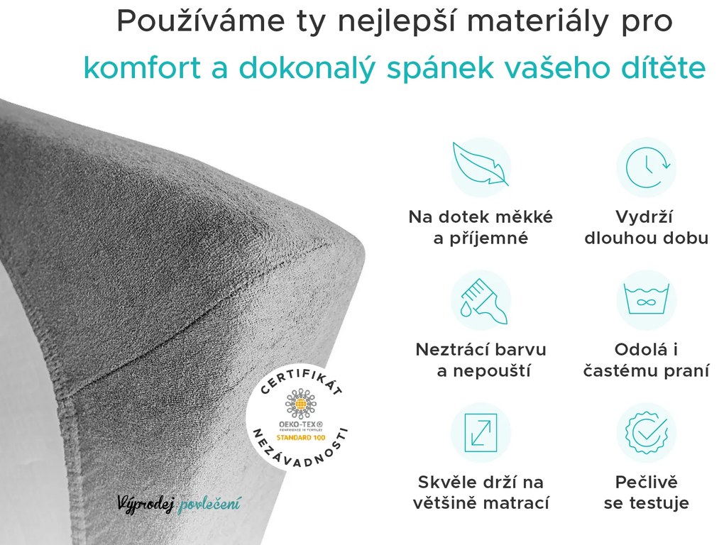 Cearsaf Frotir pentru patut 70x140 cm Caisa