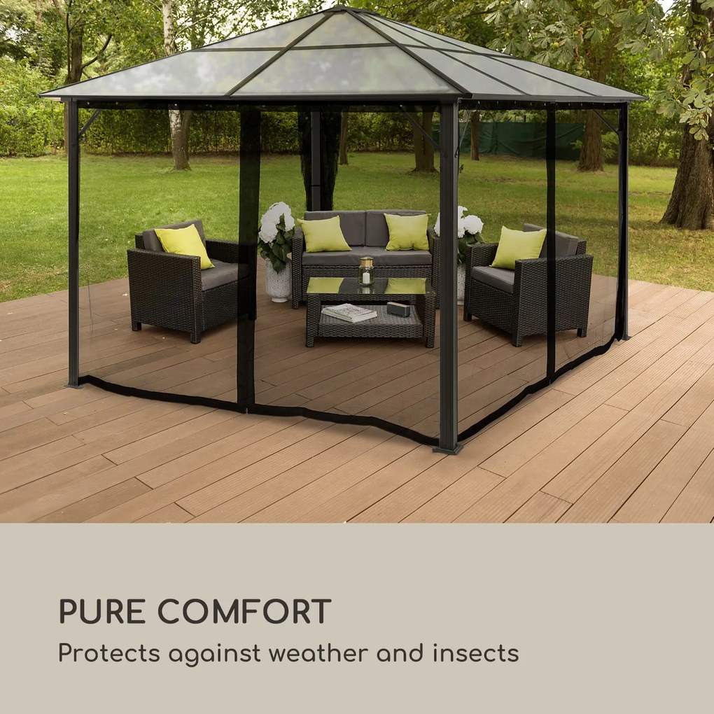 Pantheon Solid Sky Ambient Solar, pavilion, 3 × 4 m, iluminat solar