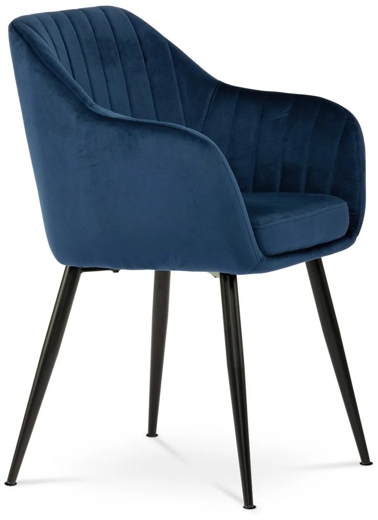Set de scaune de sufragerie PIKA BLUE4, 2 buc