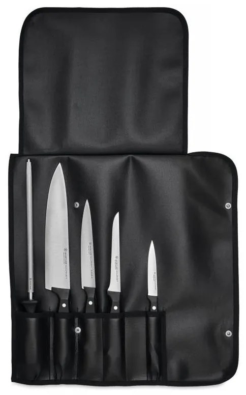 Set de cuțite de bucătărie GOURMET 6 buc. negru Wüsthof