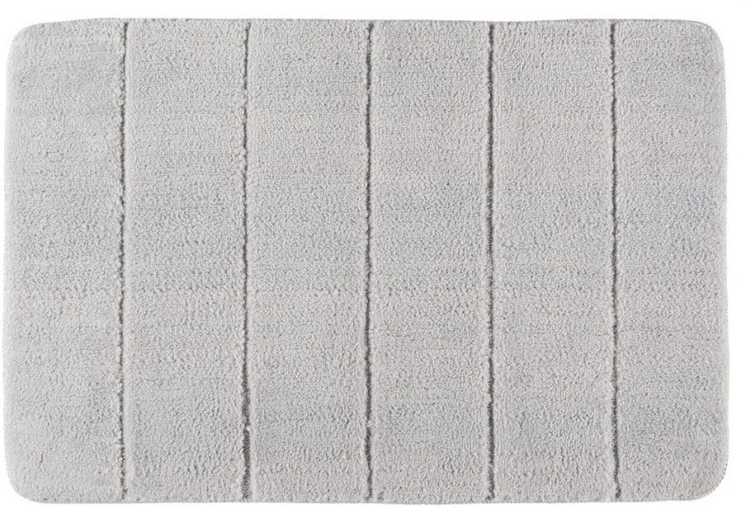 Covoras gri din poliester 60x90 cm pentru baie Steps Light Medium Wenko