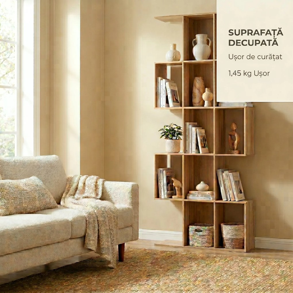 HOMCOM Divizor elegant cu design zigzag | Aosom Romania