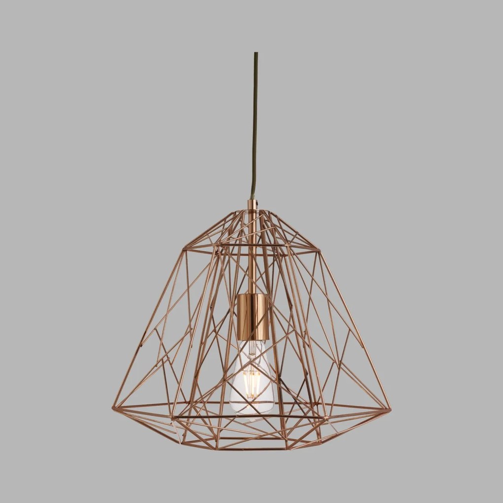 Lustra / Pendul design modern minimalist Geometric cupru 7271CU SRT