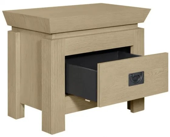 Noptiera Cu 1 Sertar Casablanca Crem Dune, 58.3 Cm