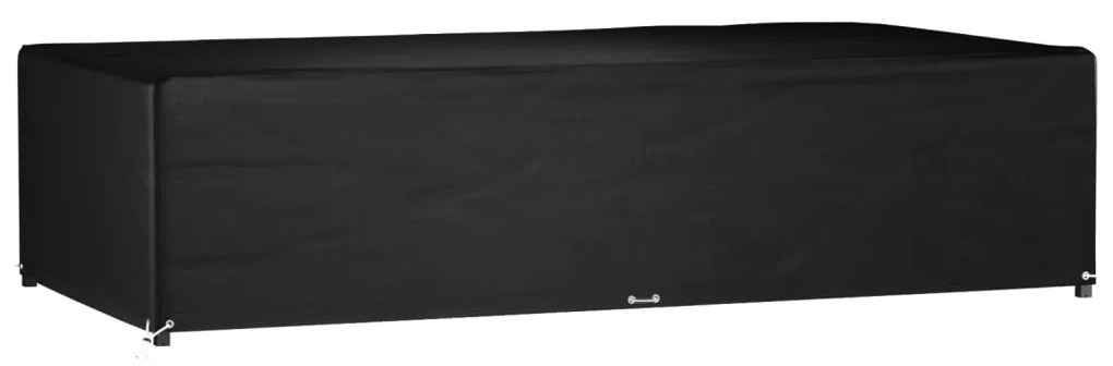 vidaXL Husă pentru mobilier grădină, 12 ocheți, 315x160x75 cm, pătrat