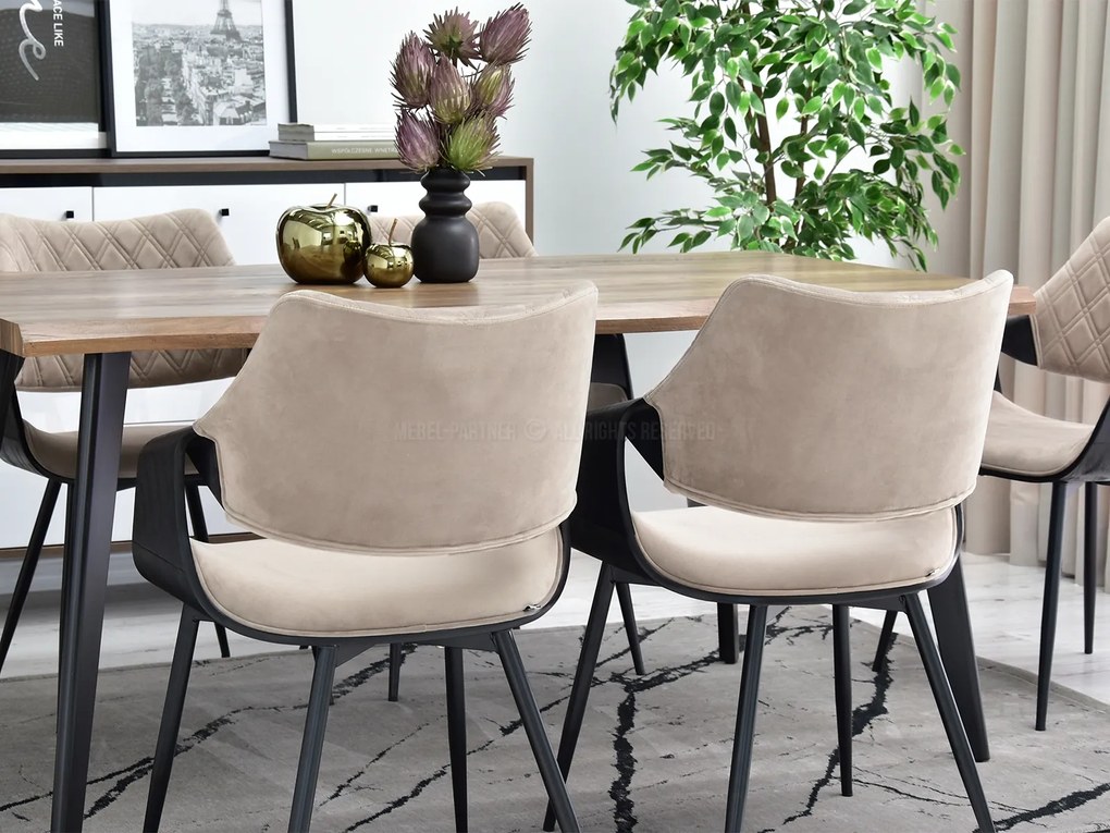 Scaun Rolf K (bej + negru). 1111248
