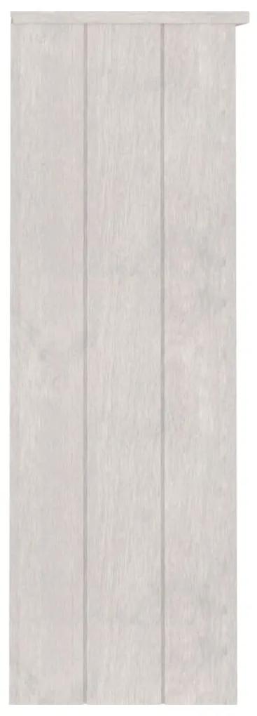 Rafturi superioare dulap, alb, 85x35x100 cm, lemn masiv pin 1, Alb