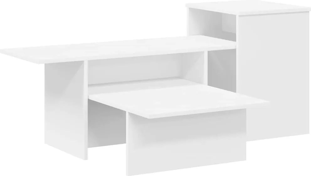 vidaXL Masă de consolă Alb 91,5 x 35 x 38,5 cm Lemn compozit