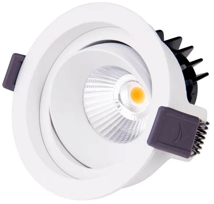 Spot LED directionabil, incastrabil tavan fals / plafon IP32 HIDEN alb H0109 MX