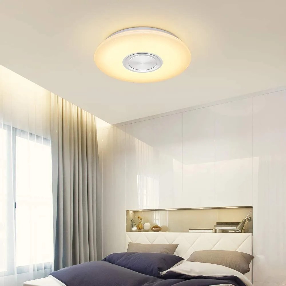 Lampa de tavan cu lumina multicolora