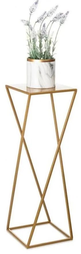 Suport pentru flori 70x24 cm, culoare aurie