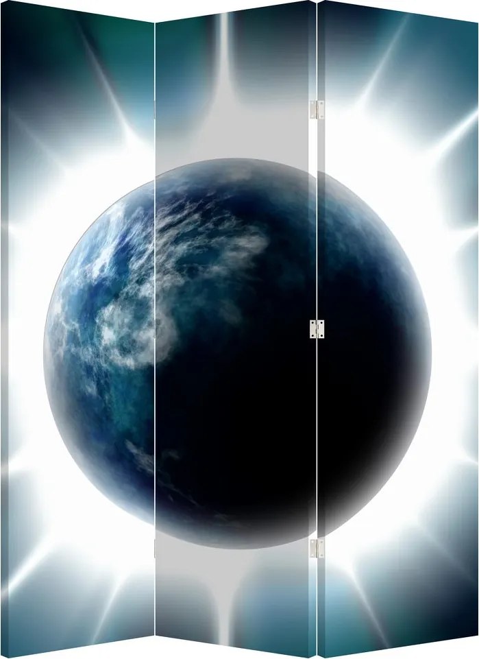 Paravan - Planeta iluminată (126x170 cm)