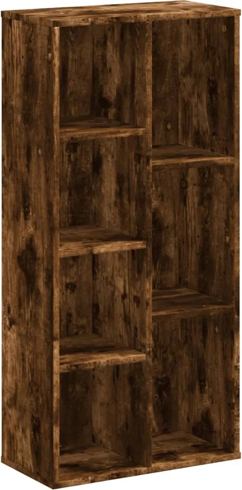 vidaXL Bibliotecă, stejar fumuriu, 50x25x105 cm, lemn prelucrat