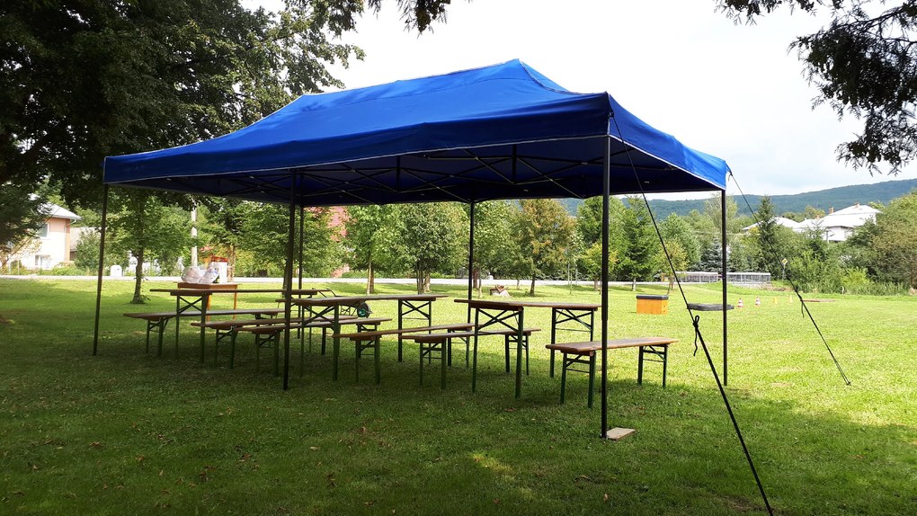 ShopJK CORT PAVILION PROFI 3X6 M ROȘU