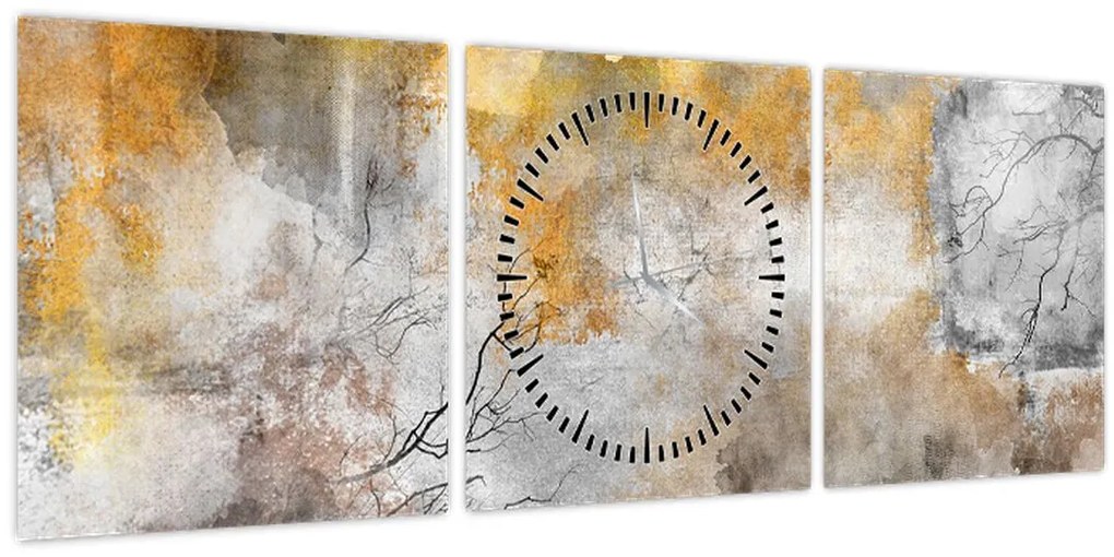 Tablou - Abstract (cu ceas) (90x30 cm)