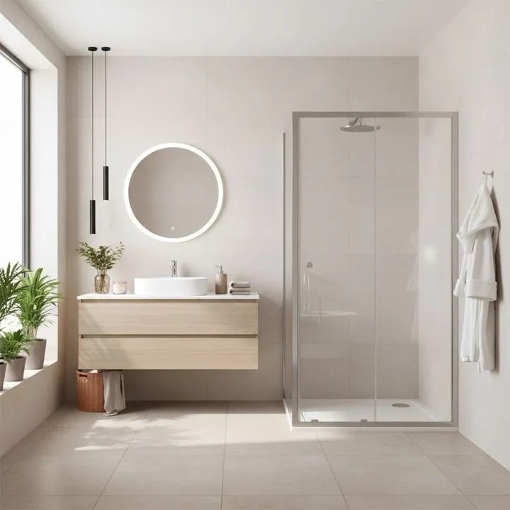 Cabina de dus Rea Primo Slide 120x80 crom