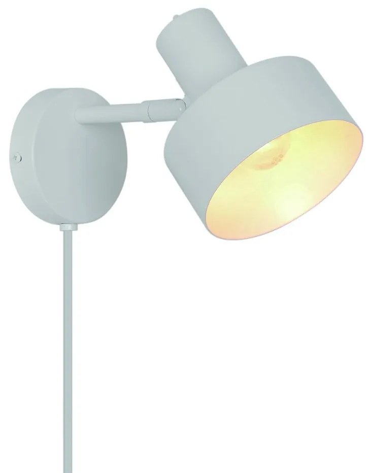 Aplica cu spot directionabil design nordic Matis alb