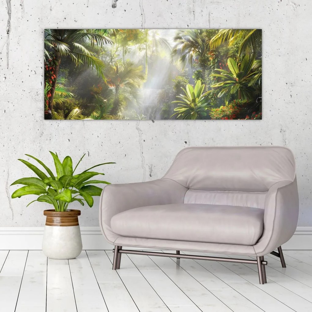 Tablou - Pădure tropicală (120x50 cm)