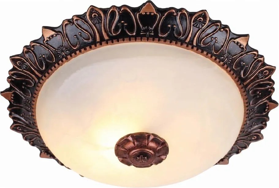 Brilagi - Plafonieră FRESCO 2xE27/40W/230V Ø 30 cm bronzată