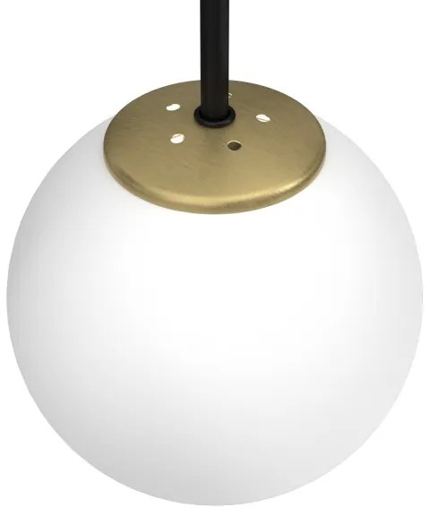 Lampă de perete CAMBRIDGE 1xE14/60W/230V neagră/alamă