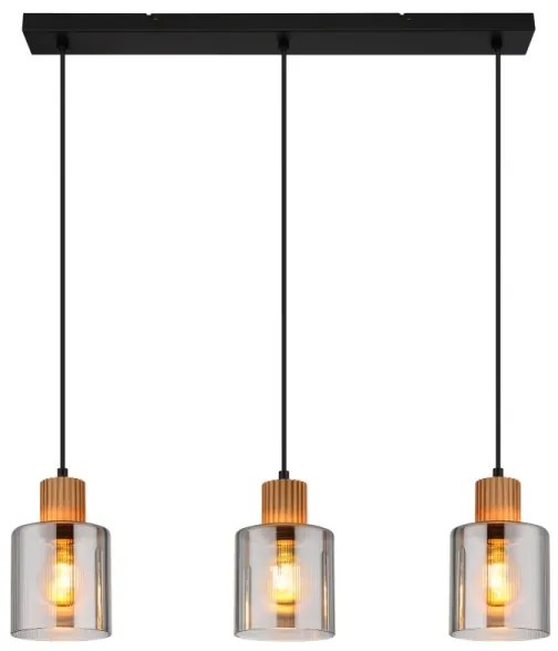 Globo 15768-3 - Lustră suspendată cu cablu ALEIDIS 3xE27/25W/230V